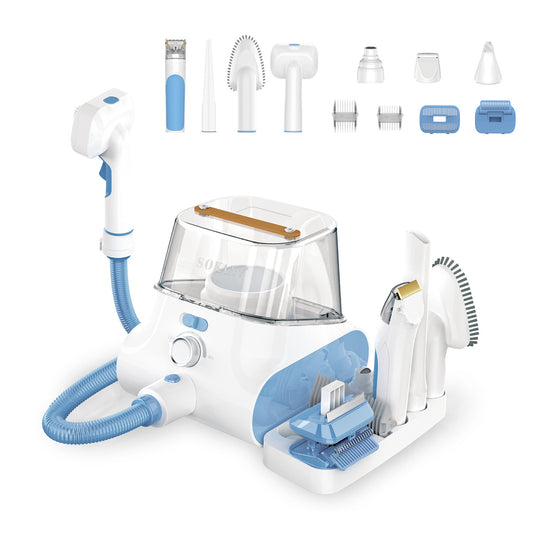 Kit de toilettage multifonction avec aspirateur intégré by Puppies&Co™