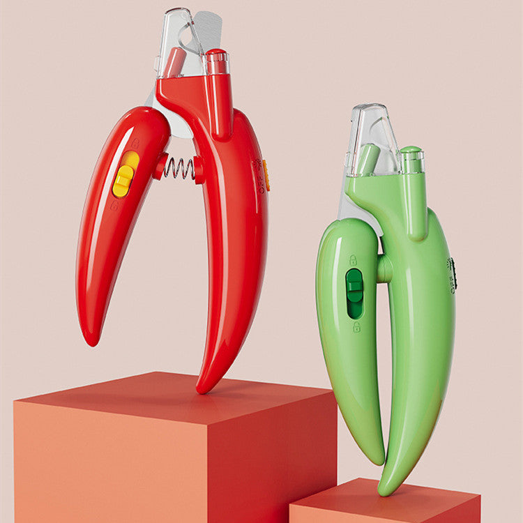 Petit Piment Puppies&Co™ — Pet Nail Clipper with LED Light